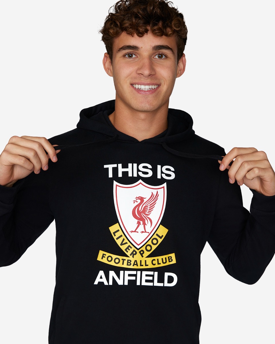 LFC Mens This Is Anfield Hoody Black 2XL