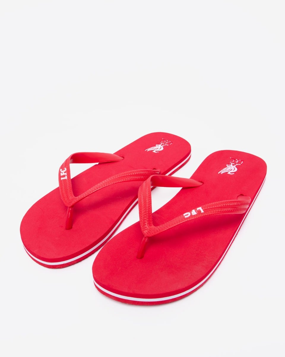 LFC Mens Flip Flops Red 9-10