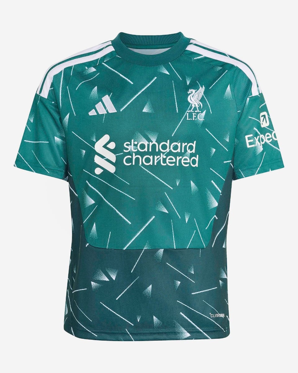 Adidas Liverpool 26/27 Kids Goalkeeper Shirt Green - Image 3