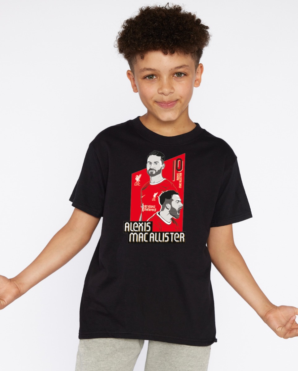 LFC Junior Mac Allister Image Tee 9-10