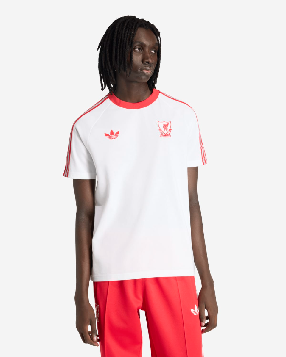 Adidas Men's Liverpool Originals T-Shirt 25/26 White Large - Image 4