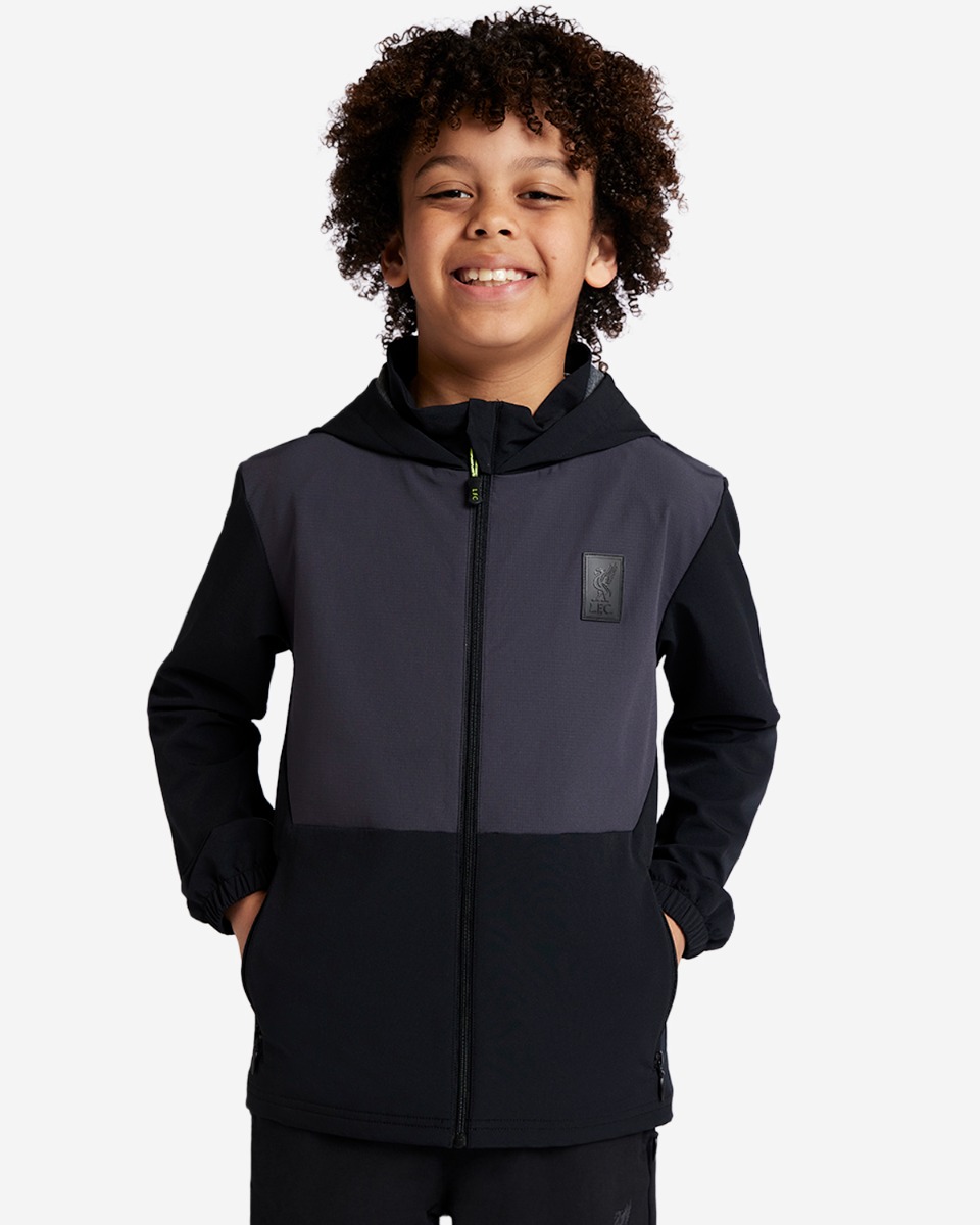 LFC Infants Hooded Rain Jacket Black 3-4
