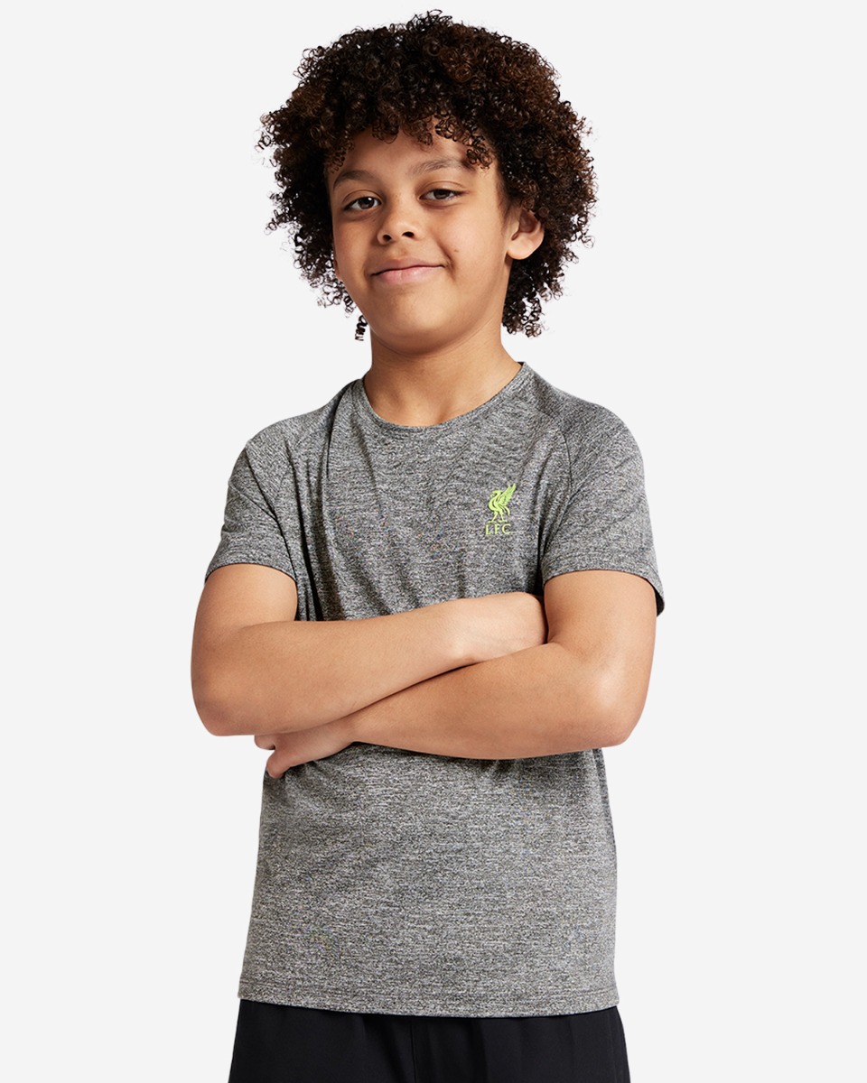 LFC Juniors Space Dye Poly Tee Grey 7-8