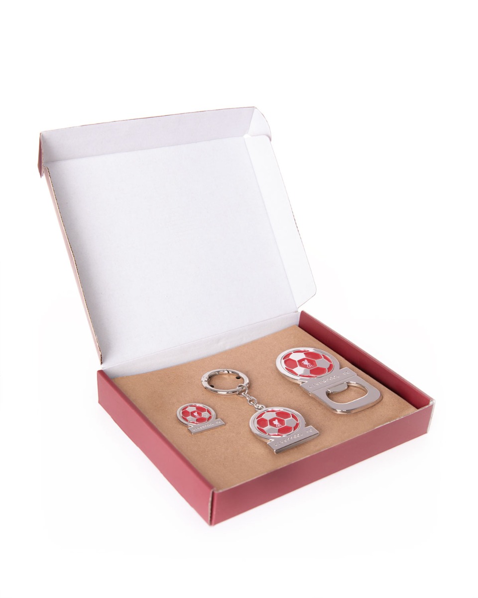 LFC Badge, Keyring & Bottle Opener Set O