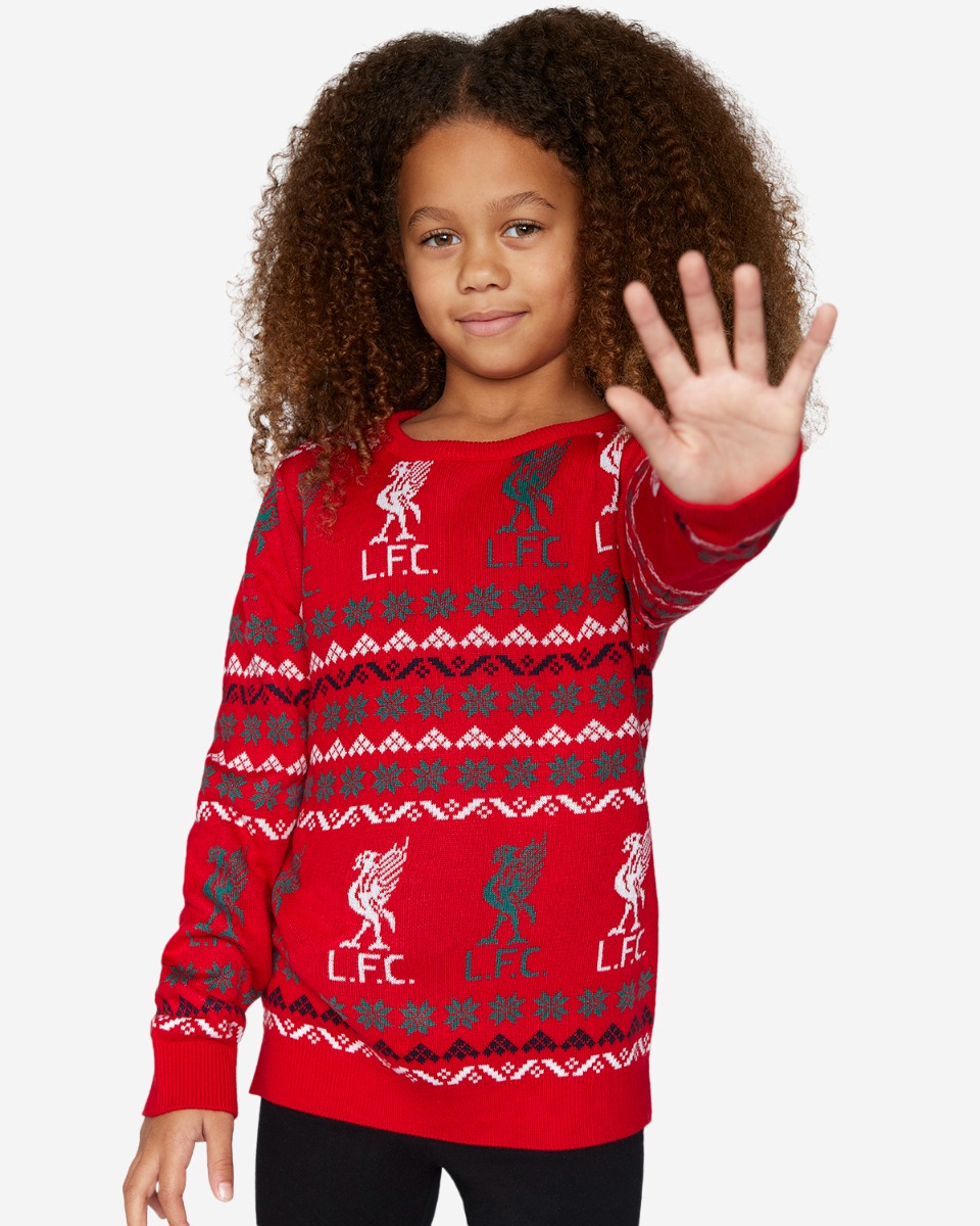 LFC Junior Fairisle Christmas Jumper 9-10