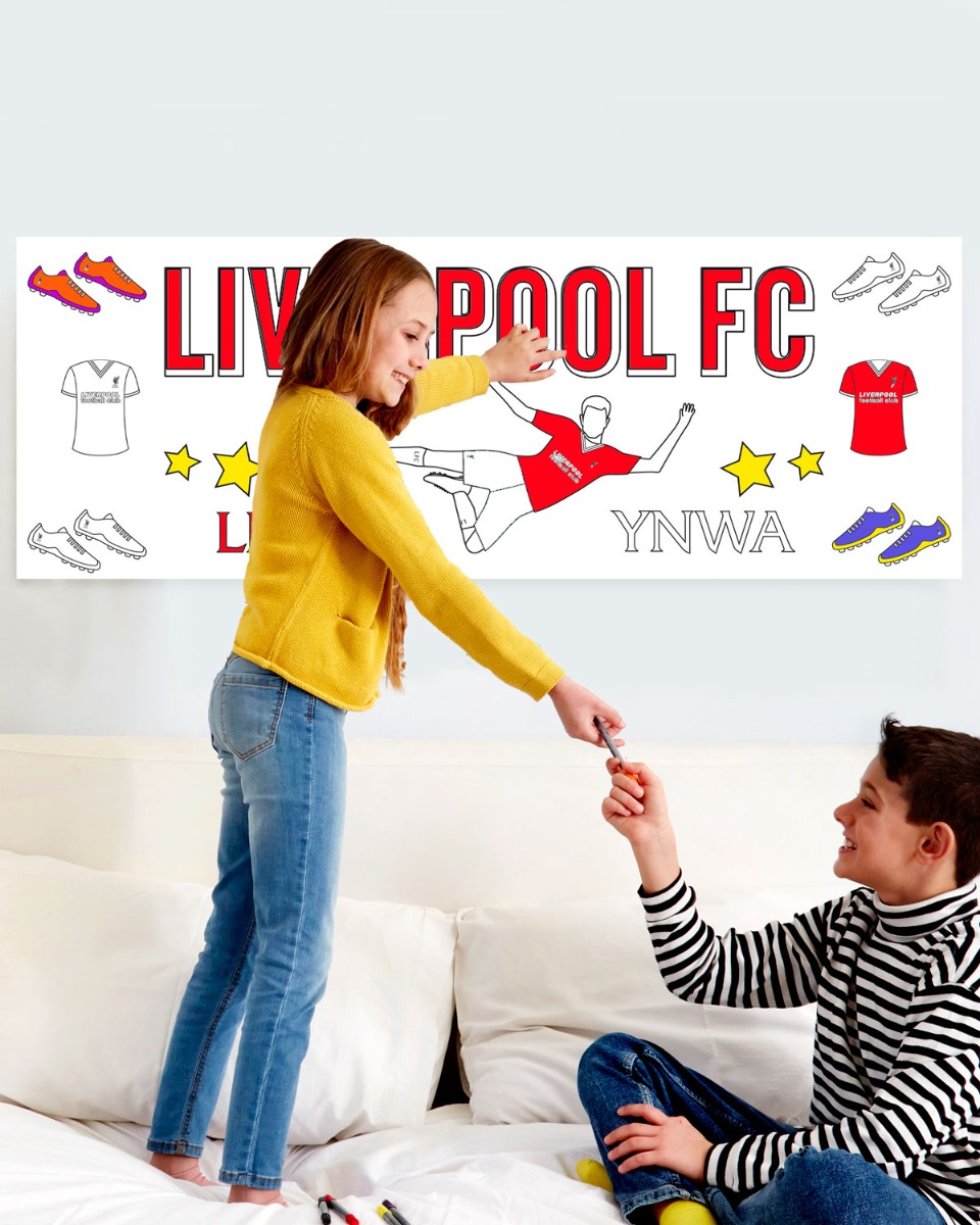 LFC Colour In Wallchart OS