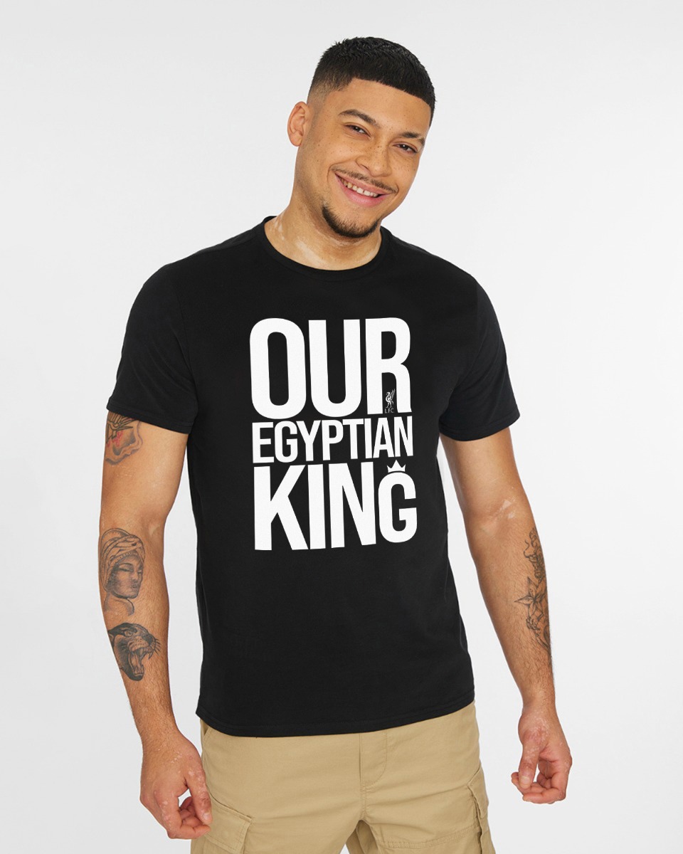 LFC Adults Salah Egyptian King Tee Black XXXXL