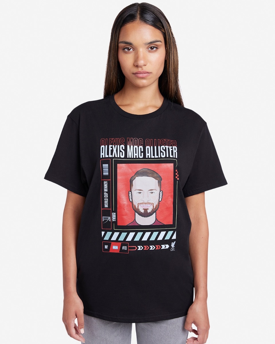 LFC Adults Mac Allister Tee Black XXXXL