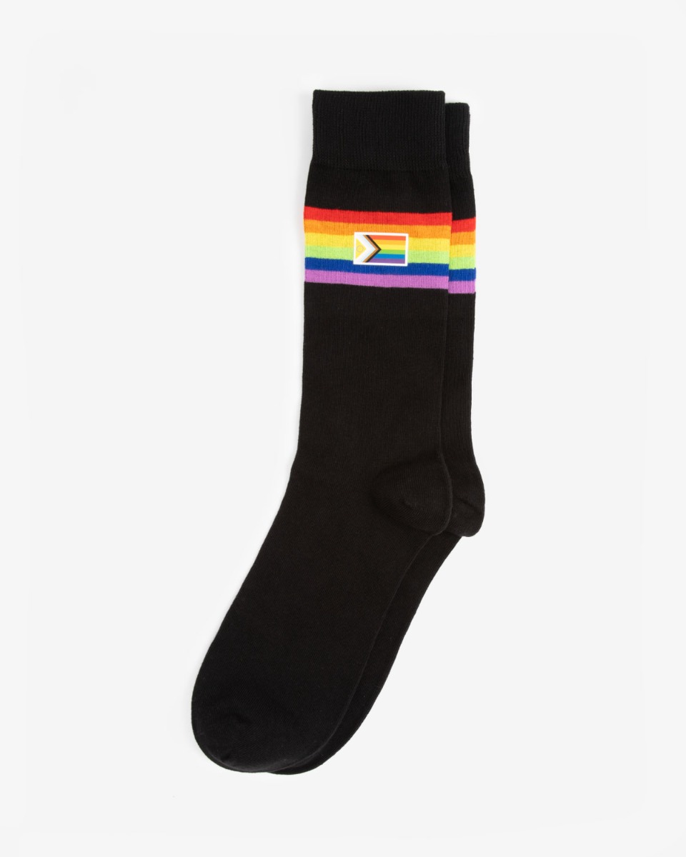 LFC Pride Socks Black 7-11