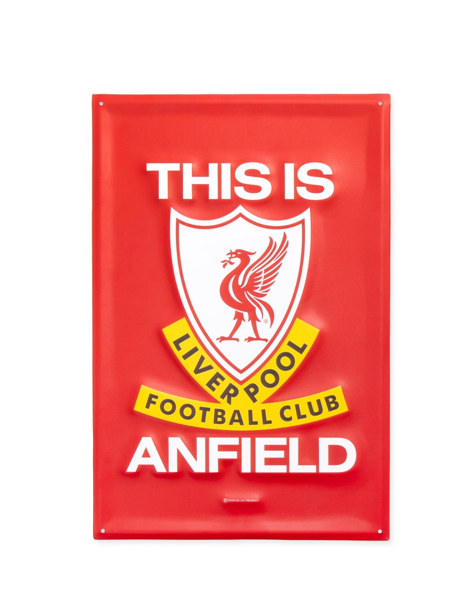 LFC Metal This Is Anfield Sign O