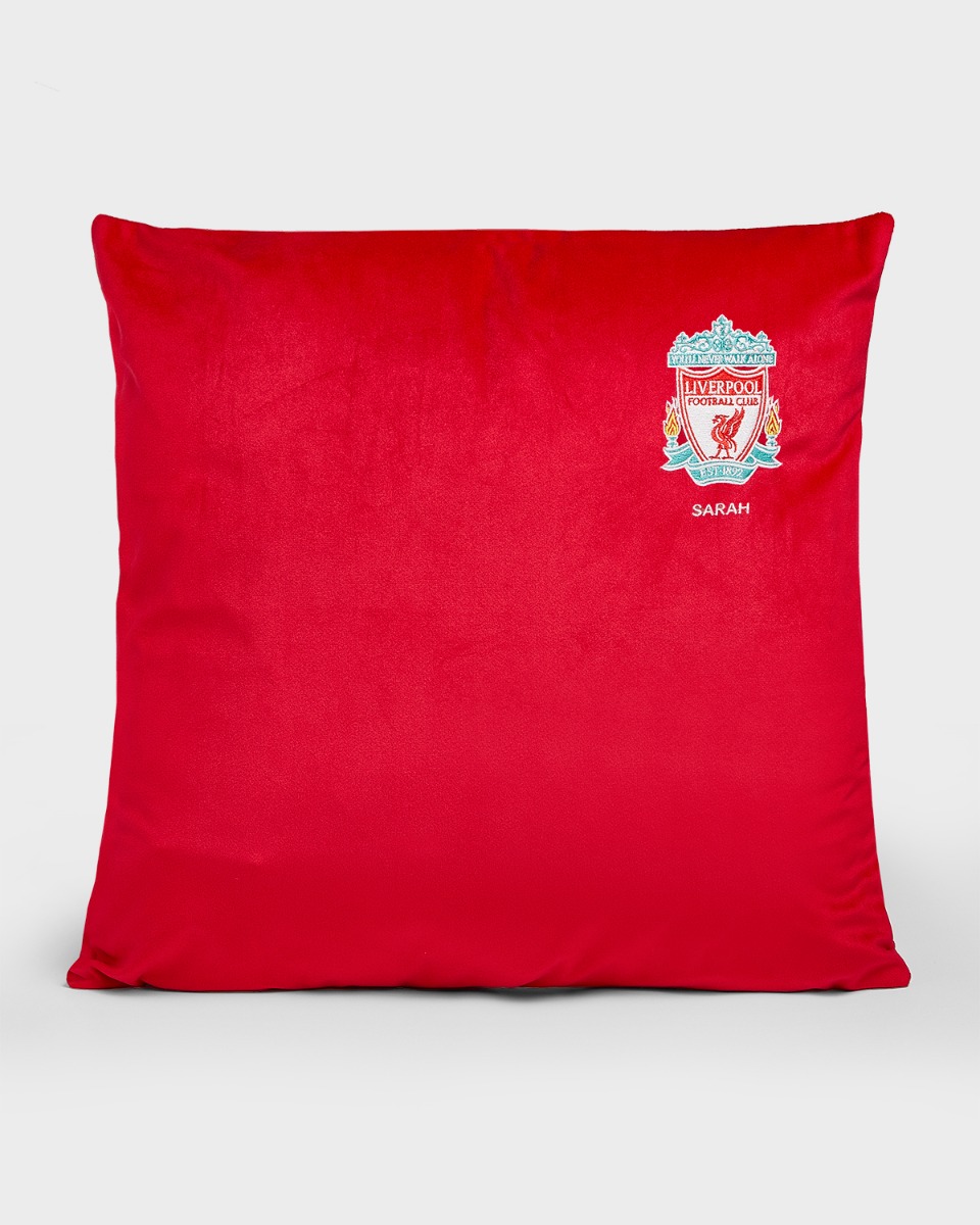 LFC Personalised Crest Cushion O