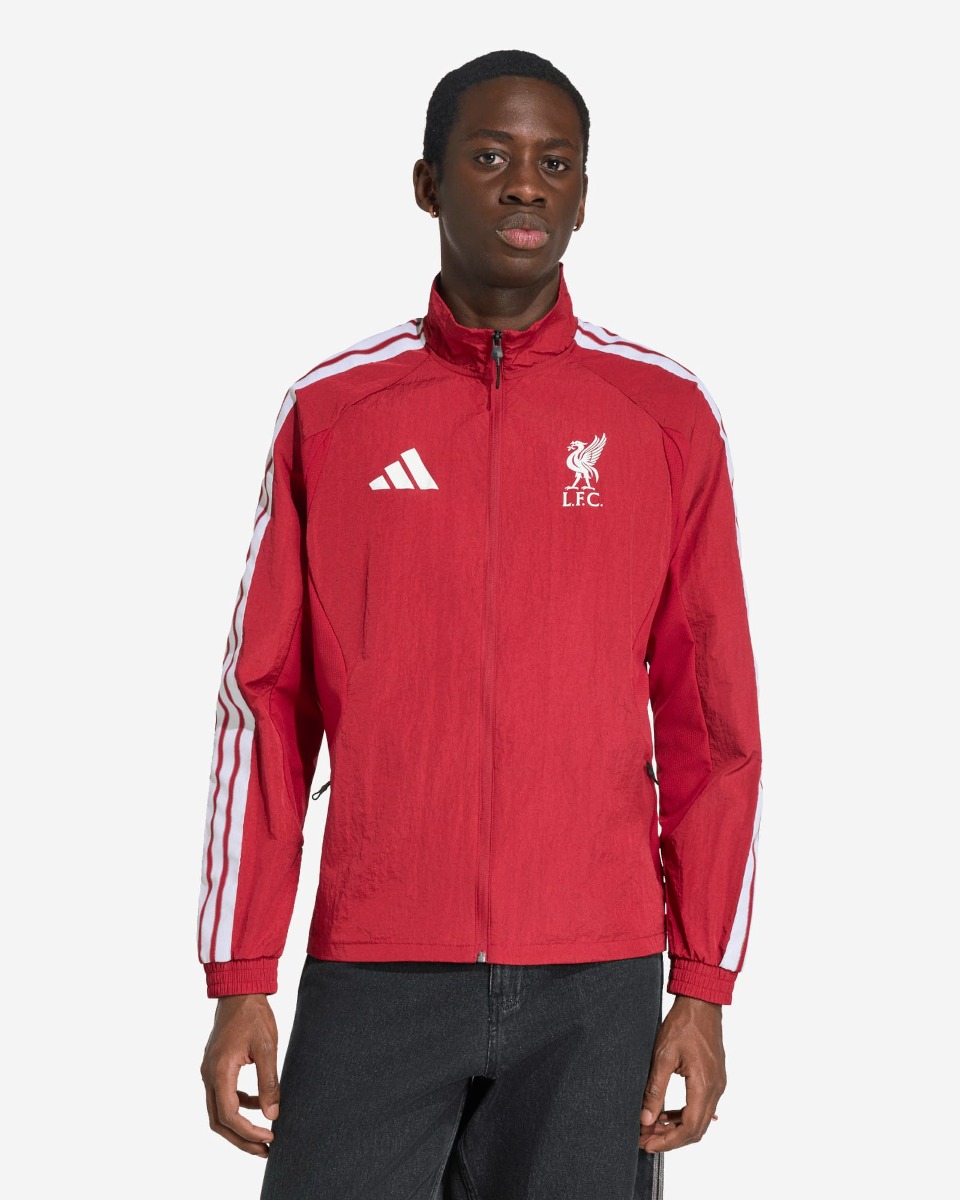 Adidas Liverpool Fc Home Anthem Jacket - Men's Red Nylon Tracksuits - Size M - Image 6