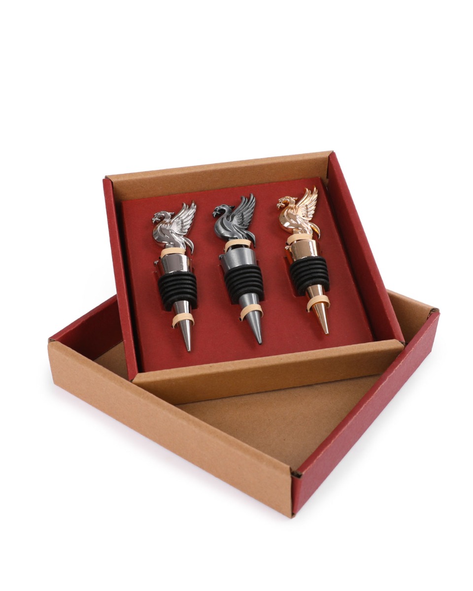 LFC Set Of 3 Bottle Stoppers OS