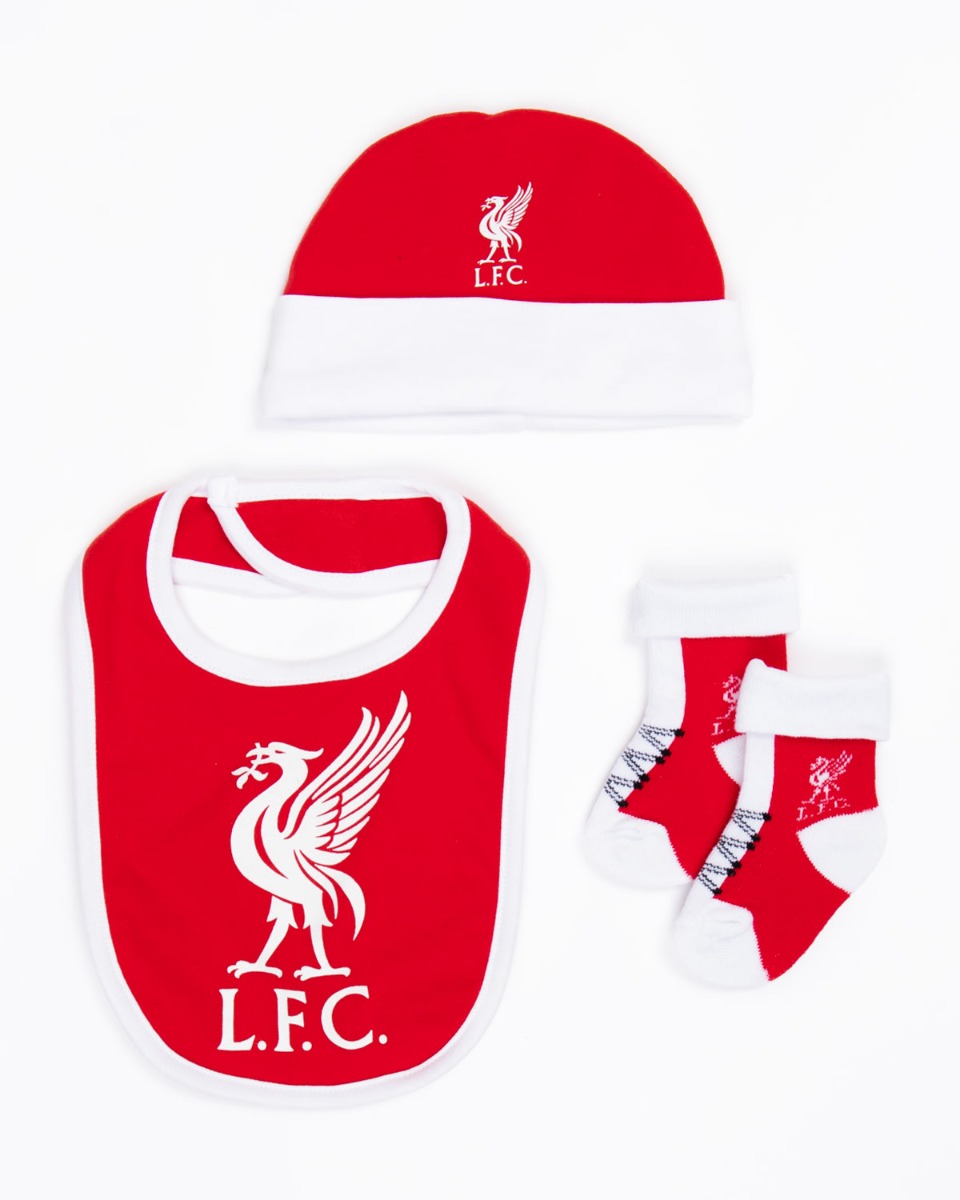 LFC Hat, Bib & Bootie Set OS